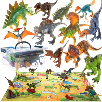 Obrázek produktu pro Kruzzel 22397 Dinosauři s příslušenstvím 24 dílů