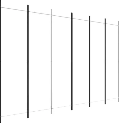 Obrázek produktu pro vidaXL 6dílný paraván bílý 300x200 cm Látka