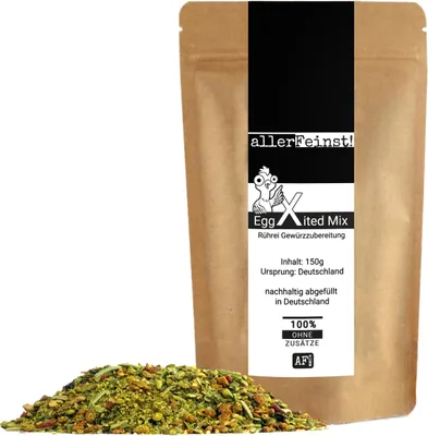 Produktbild von Rührei Gewürz - EggXited - Gewürzzubereitung für z.B. Omlett, Eierspeise, Scrambled Eggs - 150g