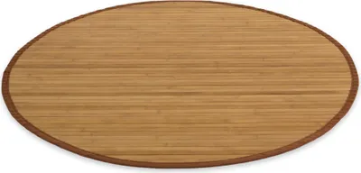 Image de Tapis Bambou 200 cm sur en brun