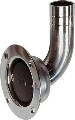 Image de Raccord de purge d'air Vetus rond coudé Ss argent 25 mm argent 25 mm