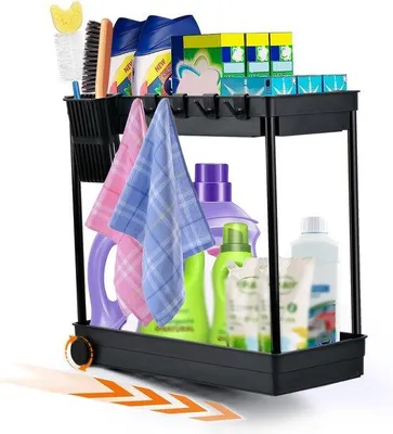Produktbild von Küchenorganisationssystem - Küchenkasten Organizer - Küchenorganisationssystem - Küchenkastenregal