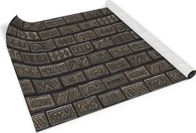 Produktbild von Aztekenziegel – PVC Klebefolie für Möbel – Möbelrenovierungsfolie – Möbelfolie selbstklebend – Küche – Schränke – Möbeldekorfolie – 100x50 cm