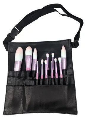 Immagine prodotto di Borsa portatile per organizer di pennelli da trucco, realizzata in tela impermeabile