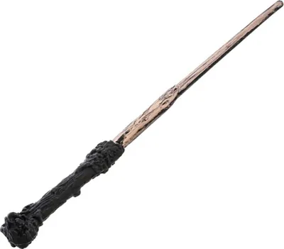 Produktbild von Zauberstab Zauberschüler 40 cm in Holzoptik mit realistischer Optik und detaillierter Bemalung, inkl. Kette