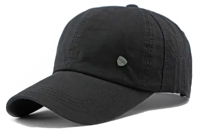 Produktbild von Baseball Cap Herren Damen Retro Verstellbar Baumwolle Schwarz