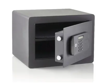 Immagine prodotto di Yale YSFB/250/EB1 - Cassaforte portatile - Nero - Codice - Lettore di impronte digitali - Chiave - 20,5 litri - Pavimento / parete - 250 mm