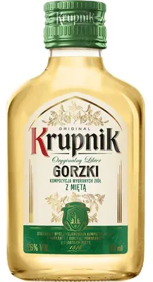 Produktbild von Likör Krupnik Bitter mit Minze 90 ml