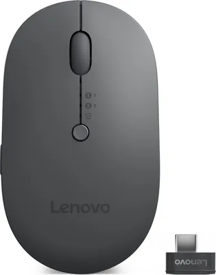 Imagen del producto de Lenovo 4Y51R29290, ratón inalámbrico Lenovo, modelo Multi-Device Wireless Mouse X9 Edition