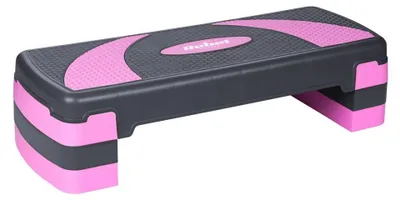 Immagine prodotto di REBEL ACTIVE Step for aerobics and fitness exercises, 3 levels, gray-purple
