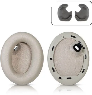 Zdjęcie produktu dla Pasuje do etui na słuchawki douszne – szare Akcesoria do słuchawek Bluetooth Nauszniki do modelu WH-1000XM4