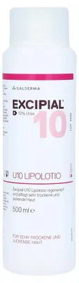 Produktbild von Körperlotion, Galderma, Excipial, 10% Urea, feuchtigkeitsspendende und schnell einziehende Wirkung, 500ml