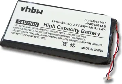 Produktbild von vhbw Akku kompatibel mit Samsung YP-Z5QS MP3-Player Musik Player (850 mAh, 3,7 V, Li-Ion)