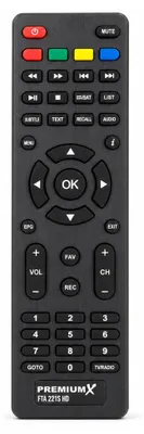 Produktbild von PremiumX Original Fernbedienung für PremiumX HD 221S FTA Sat Receiver