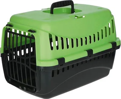 Produktbild von Famanu Transportbox für Katzen und kleine Hunde - 32 x 48 x 32 cm, mit Auto-Befestigung