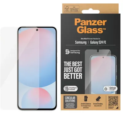 Immagine prodotto di PanzerGlass ® Screen Protector Samsung Galaxy S24 FE | Ultra-Wide Fit w. EasyAligner