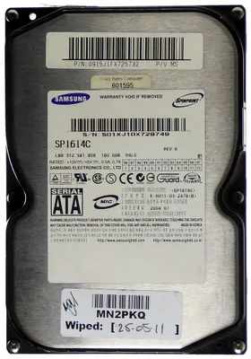 Produktbild von 160GB HDD Samsung SP1614C 8MB Cache SATA ID10720