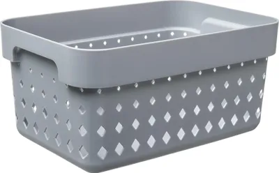 Produktbild von plast team Aufbewahrungskorb SEOUL BASKET S dunkelgrau