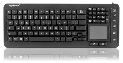 Zdjęcie produktu dla KeySonic KSK-6231 INEL (US), Pełnowymiarowy (100%), Przewodowa, USB, Mechaniczna, QWERTY, Czarny