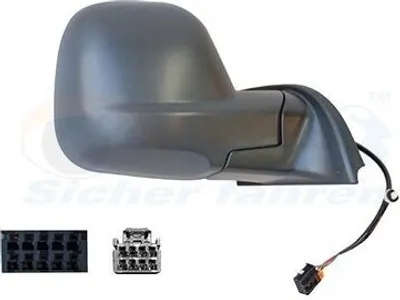 Produktbild von VAN WEZEL 0991806 Außenspiegel Seitenspiegel Rechts für CITROËN Berlingo (K9) Konvex Beheizt