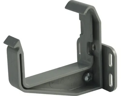 Produktbild von Dachrinnenhalter Stirnbretthalter 70mm Kastenrinnenhalter grau MARLEY080222