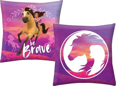 Produktbild von Spirit Be Brave Zierkissen 40x40 cm