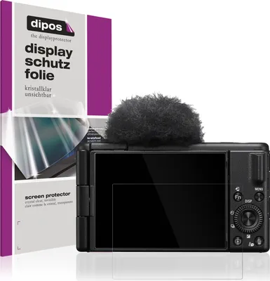 Produktbild von 4x Schutzfolie für Sony ZV-1 II klar Displayschutzfolie Folie Display Schutz dipos