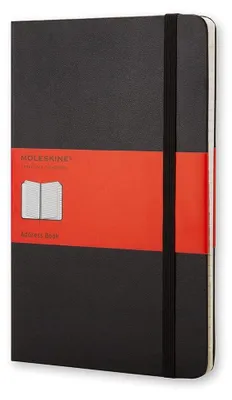 Productafbeelding van Moleskine adresboek, alfabetisch register voor het kantoor, hardcover, zwart