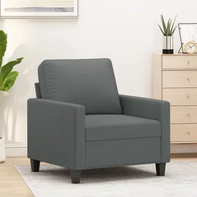 Produktbild von Cloris Designermöbel Sofasessel Dunkelgrau 60 cm Stoff 2024 Neu