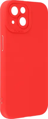 Immagine prodotto di Avizar, custodia in silicone SoftGlow per Apple iPhone 15 Plus, fotocamera protetta, rosso