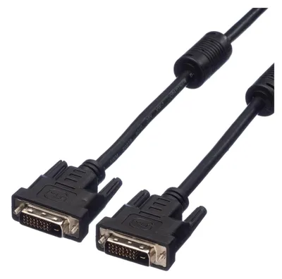 Zdjęcie produktu dla VALUE 11.99.5555, 5 m, DVI-D, DVI-D, Męska, Męska, Czarny