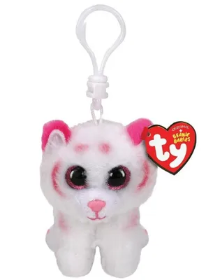 Zdjęcie produktu dla Beanie Boos Tabor - różowo-biały tygrys brelok