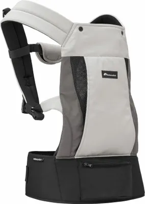Produktbild von Bebeconfort PhysioNest Babytrage, Ergonomische Bauchtrage, nutzbar ab der Geburt bis ca. 3,5 Jahre, max. 15 kg, Gray Mist