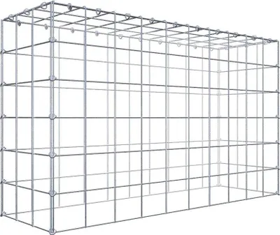 Produktbild von Anbaugabione Typ 3 100 cm x 60 cm x 30 cm (L x H x T), Maschenweite 10 cm x 10 cm, C-Ring