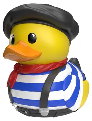 Produktbild von Numskull - "TUBBZ Travel" Frankreich Gummiente CD2585 (5 cm) (Weißblau/Bunt)