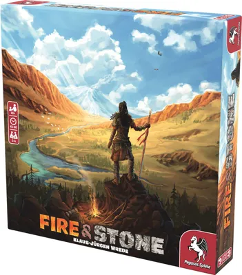 Zdjęcie produktu dla Pegasus Fire & Stone, Gra planszowa, Rodzina, 10 lat(a), 45 min, Gra rodzinna