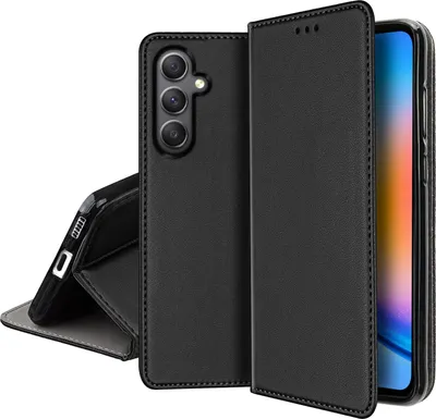 Immagine prodotto di CUSTODIA IN PELLE per Samsung Galaxy S25 MAGNETICA BOOK CASE TOKRA VETRO 9H