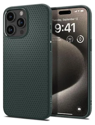 Produktbild von Spigen ACS06564, Cover, Apple, iPhone 15 Pro Max, 17 cm (6.7"), Grün