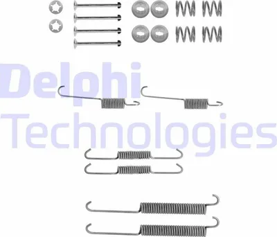 Produktbild von DELPHI Zubehörsatz Bremsbacken LY1229 Hinten passend für PEUGEOT 206 Schrägheck (2A/C)