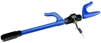 Produktbild von Olympia LKL 107, Lenkradverriegelung, Schlüssel, Blau, 60 mm, 560 mm, 110 mm