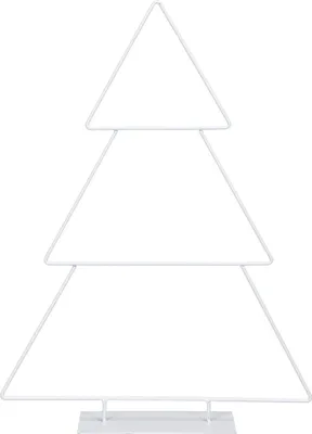 Produktbild von Weihnachtsbaum Metall Weiß 41cm Skandi Deko modern