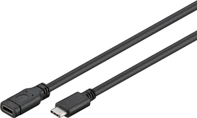 Image de Microconnect USB3.1CC1.5EX Câble USB 1,5 m 3.2 Gen 1 (3.1 Gen 1) USB C Noir (W125742629)