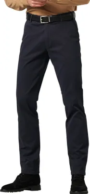 Produktbild von Meyer Baumwollhose p-5 dunkelblau einfarbig Baumwolle