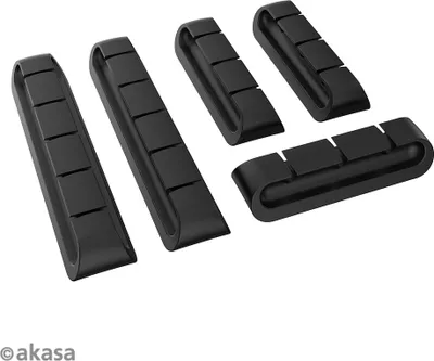 Obrázek produktu pro AKASA - držák kabelů černý