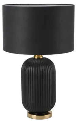 Immagine prodotto di Lampada da tavolo Tamiza nero-oro 1xE27x40W in tessuto, dimensioni: 65x41x41 cm, IP20, Light Prestige