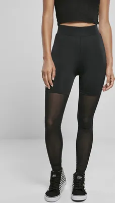 Zdjęcie produktu dla Urban Classics Ladies - Legginsy TECH MESH z wysoką talią - S