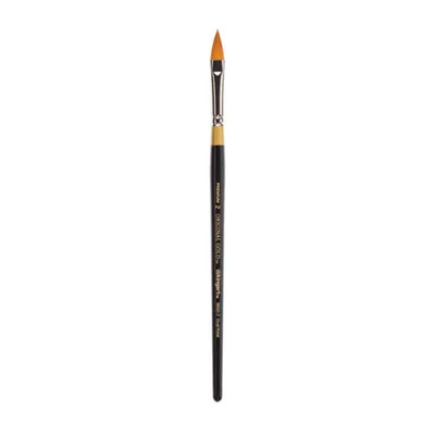 Produktbild von Kingart Golden Taklon Oval Floral Petal Penseel 2
