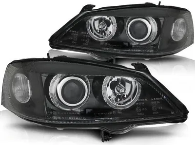 Produktbild von Scheinwerfer Angel Eyes passend für Opel Astra G Bj. 98-05 Schwarz