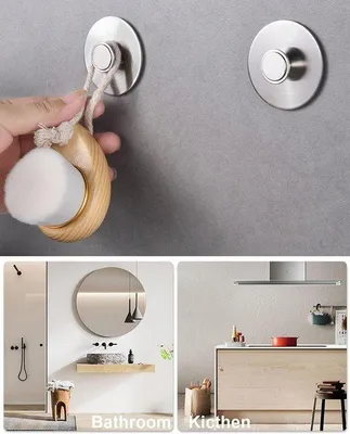 Produktbild von 4 Stück magnetische Seifenhalter für Seifenstücke, rautenförmiger Seifenhalter aus Edelstahl für Dusseitwand und Küche/Bad, leicht zu reinigen, selbstentleernd (Silber)
