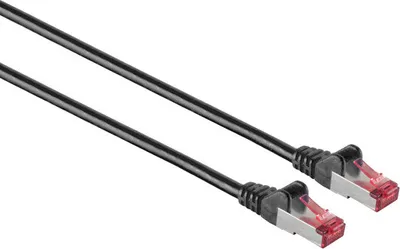 Produktbild von Patchkabel cat6A S/FTP PIMF Halogenfrei sw 10m